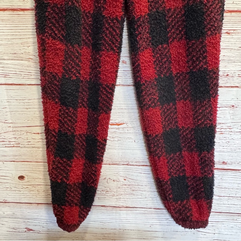 NWT Skims Cozy Joggers in Brick Buffalo Check Sz S/M - Picture 8 of 16